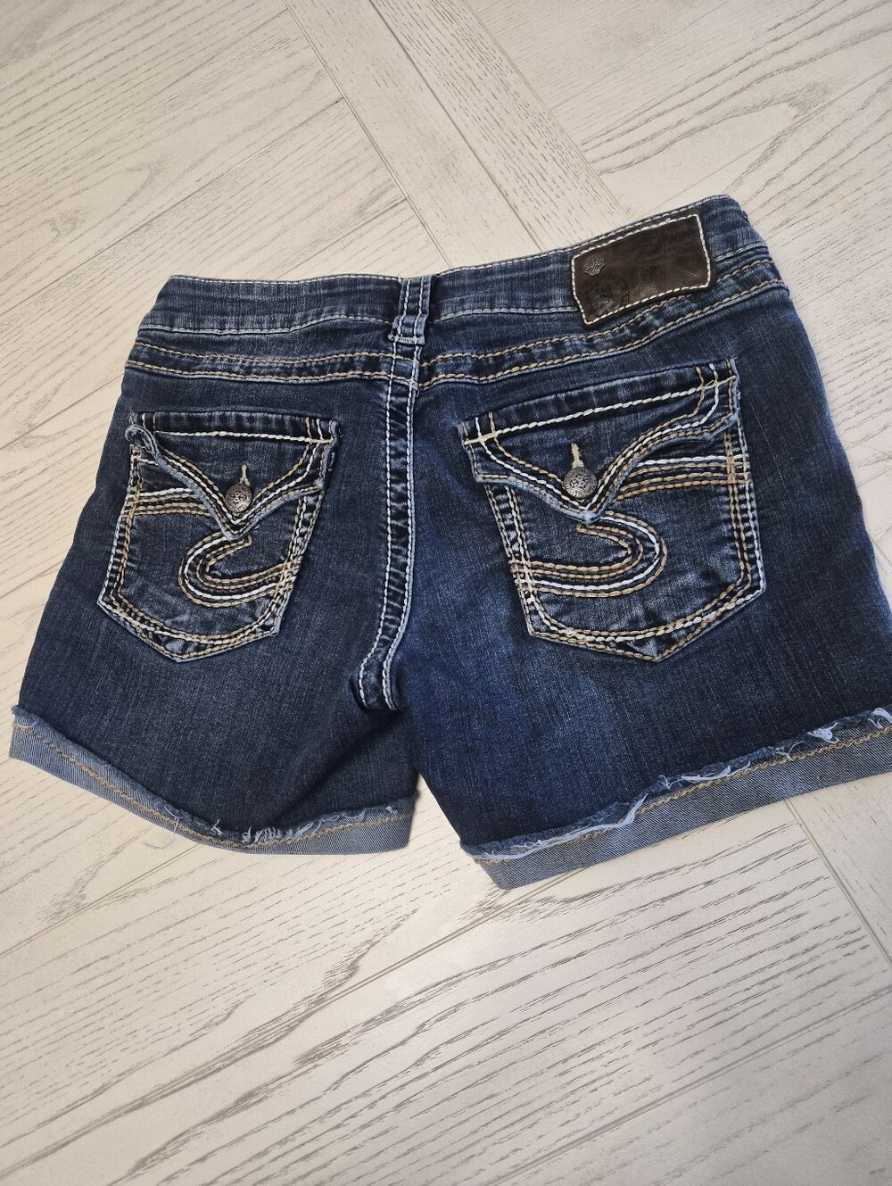 Silver Mckenzie Shorts Woman Size 28w